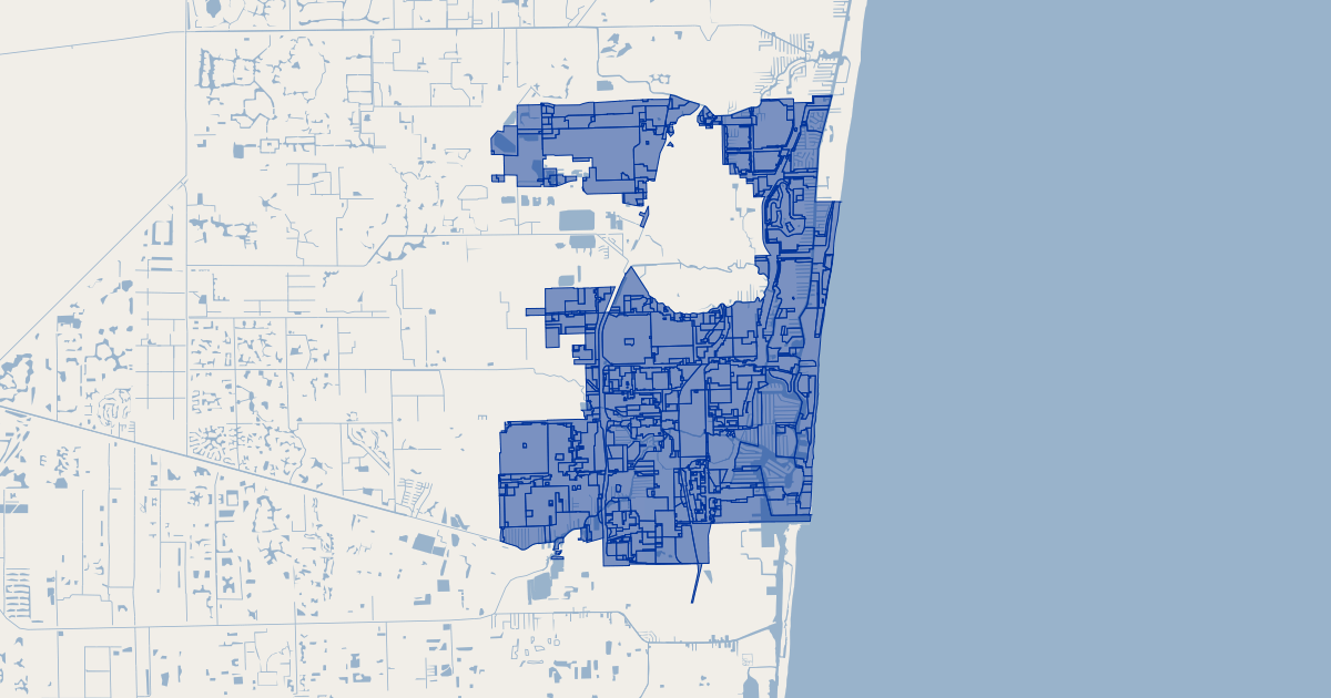 Fort Lauderdale Fl Zoning Districts Gis Map Data City Of Fort Lauderdale Florida Koordinates 1449