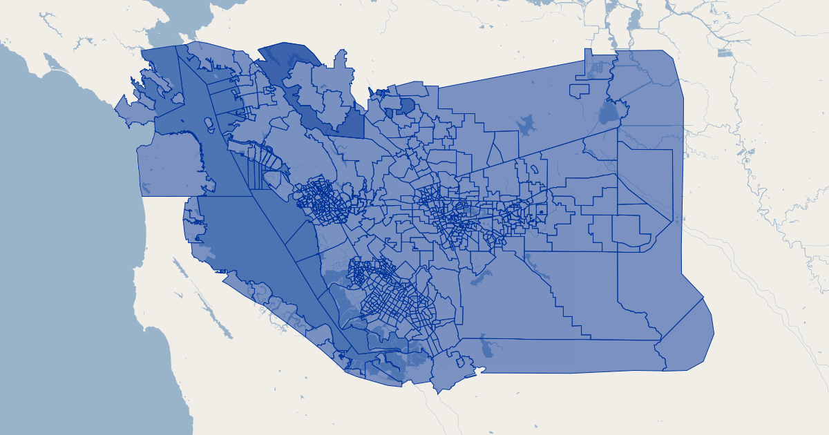 Alameda County, CA Emergency Service Zones  GIS Map Data  Alameda