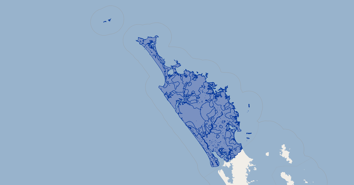 Feral Pig distribution in Northland (1 July 2007) - Northland | GIS Map ...