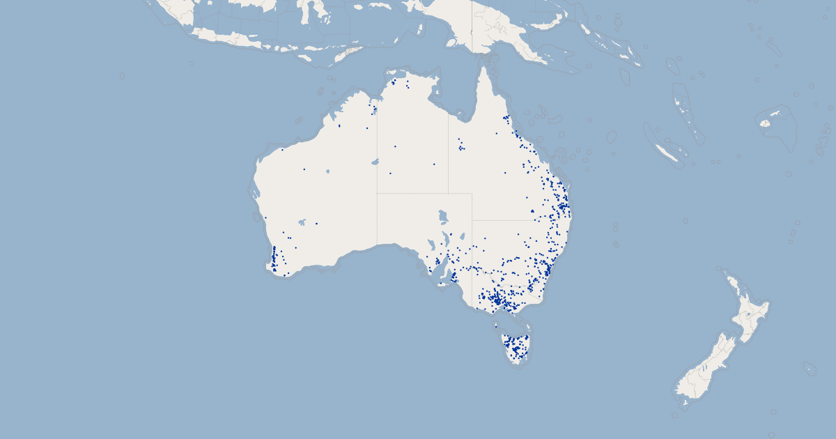 Australian dams and water storages - Australia | GIS Map Data ...