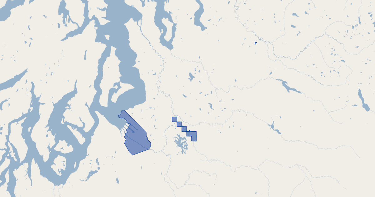 King County, WA Tribal lands | GIS Map Data | King County, Washington ...